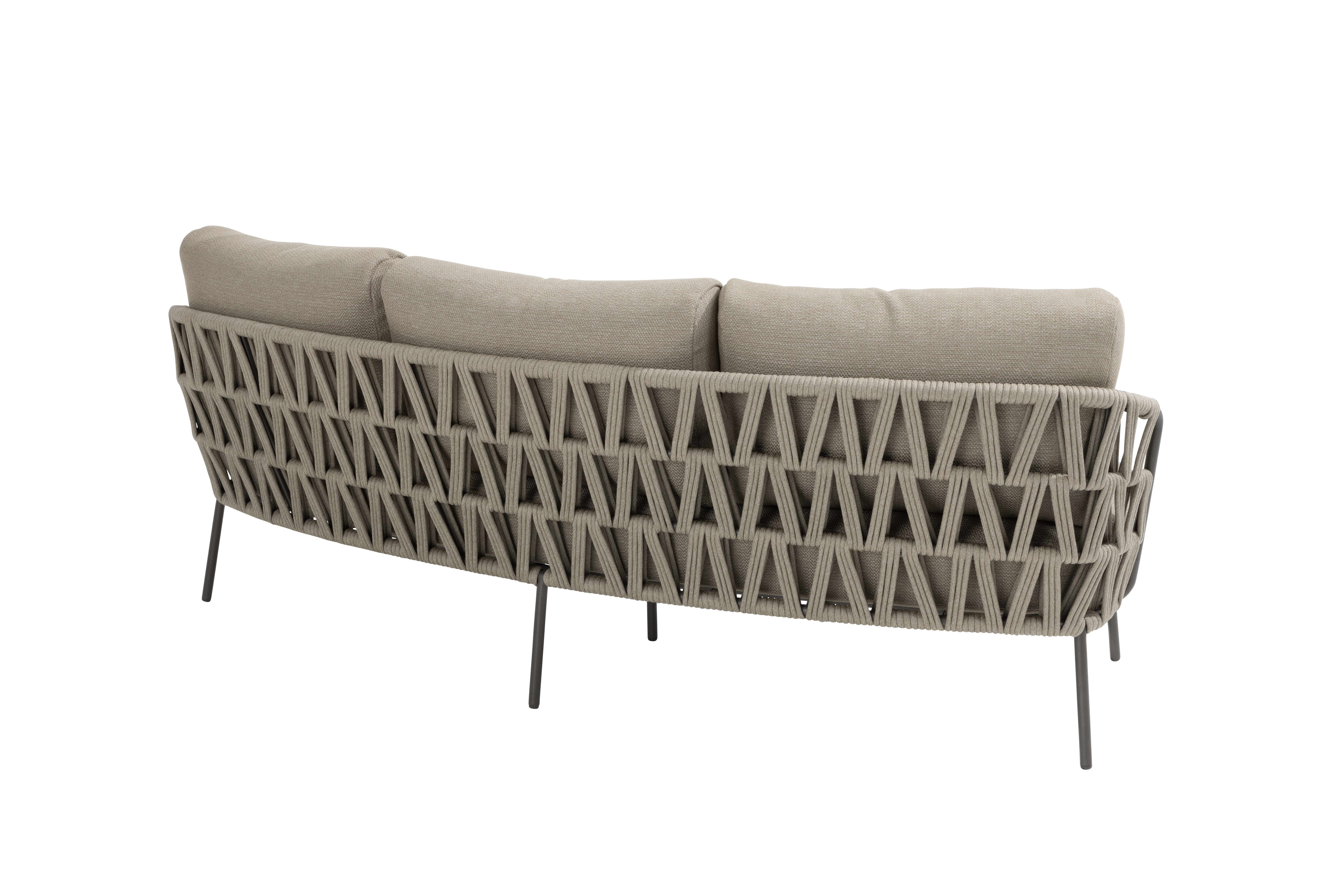4 Seasons Mallorca 3 Seater Low Dining Bench - Terre